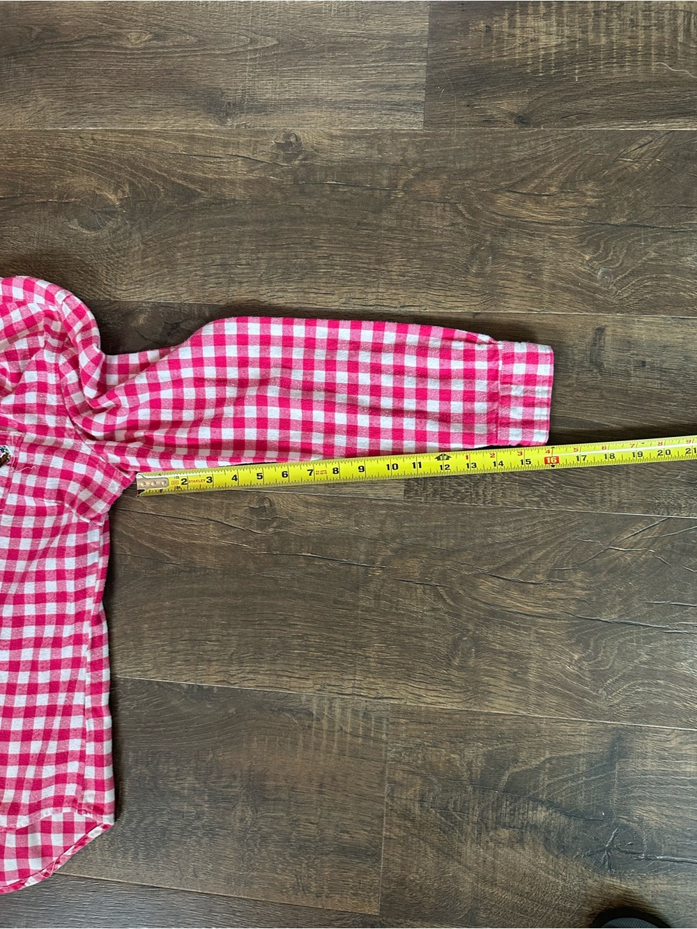 U.S. Polo Assn. Pink White Gingham Button Front Shirt Women’s Large 100% Cotton - Picture 4 of 8